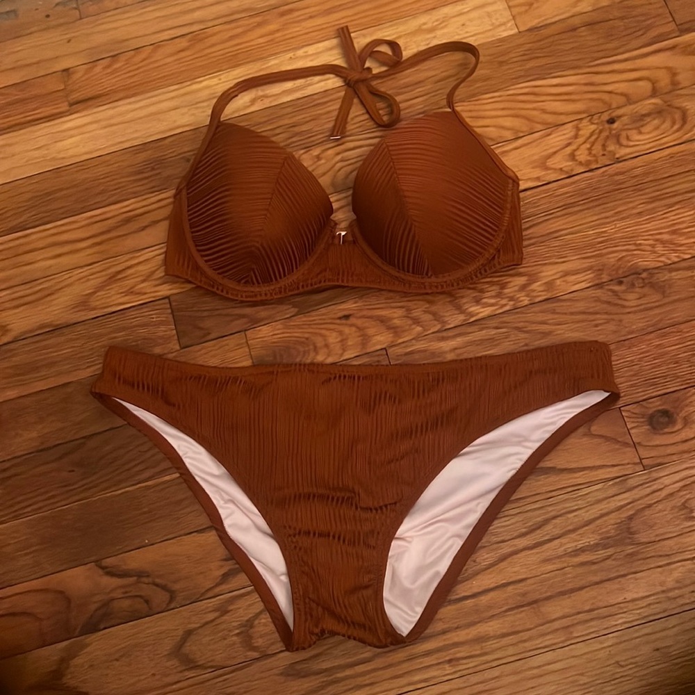 Sand and shore push up bikini